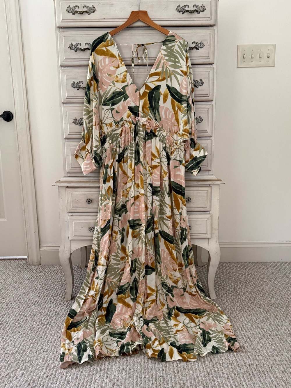 Boho Desert Flower Maxi Dress - Picture 4 of 8